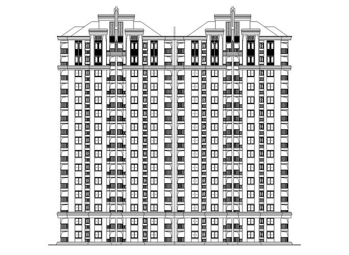 [上海]新凯家园块住宅工程方案施工图(cad)-居住建筑-筑龙建筑设计